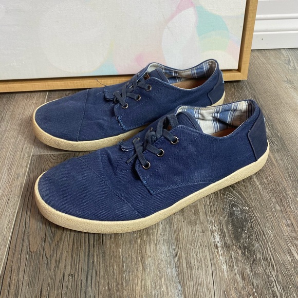 toms payton canvas lace up sneaker